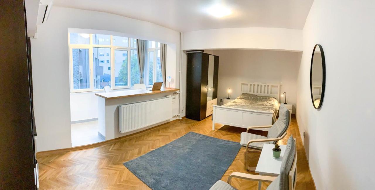 Luterana Studio Apartment Bukarest Eksteriør billede
